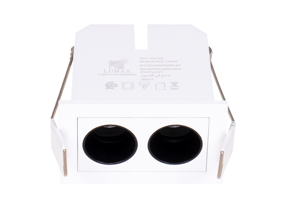 227-24102-SPOT LINEAIRE LED A ECNCASTRER FIXE RECTANGULAIRE 220V 40°