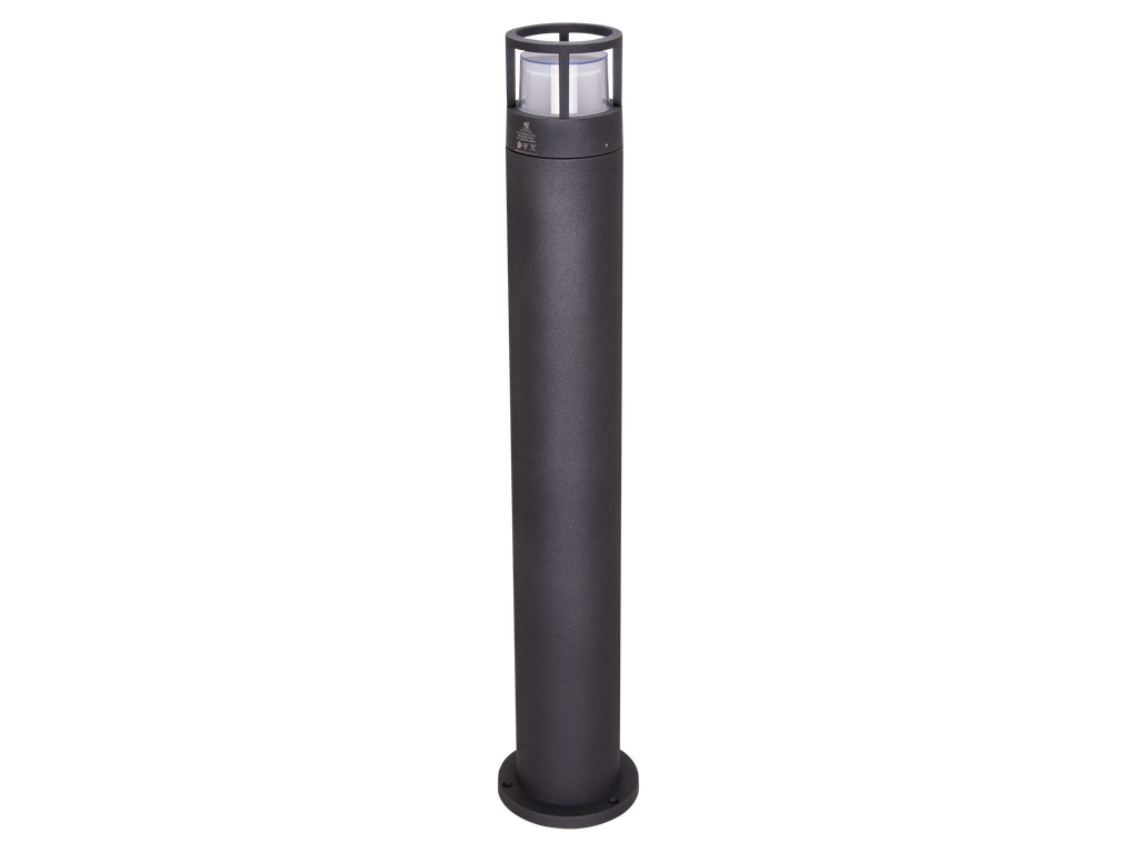 [32-3-WENIA-813] 32-3-WENIA-813-BORNE JARDIN LED IP54 H80CM 220V (7W, 3000K, GRIS FONCE)