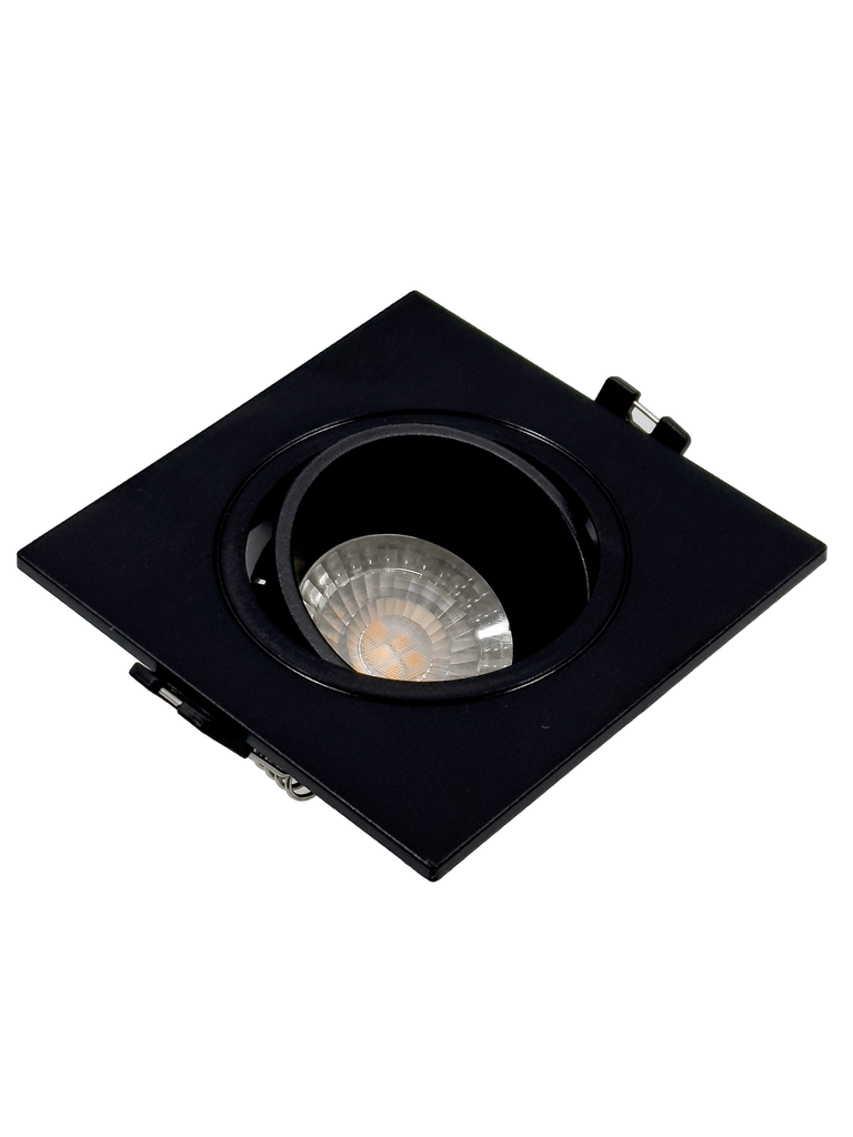 22-1-OSTANIA-SN-SPOT GU10 A ENCASTRER CARRE ORIENTABLE PVC