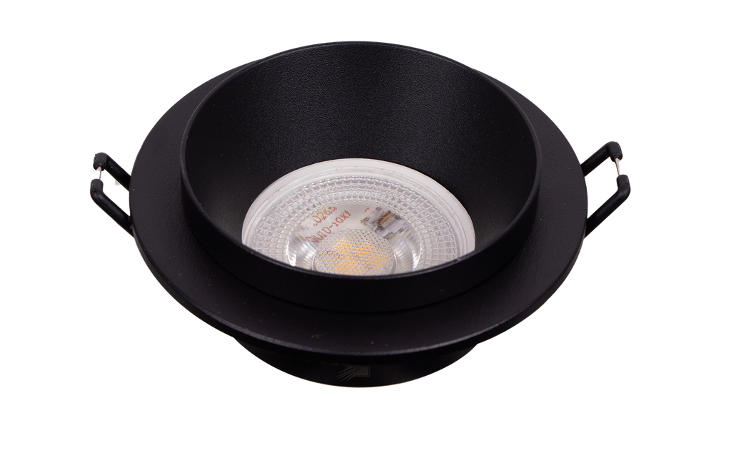 221-FICUS-143-CADRE SPOT GU10 FIXE A ENCASTRER ROND ALLUMINIUM  FICUS