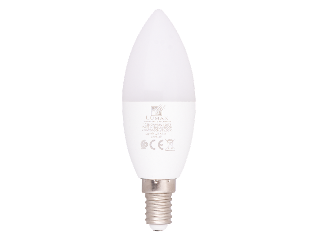 1028-GAMMA-12071-LAMPE LED SMD OPAQUE C37 E14 220V L-GAMMA