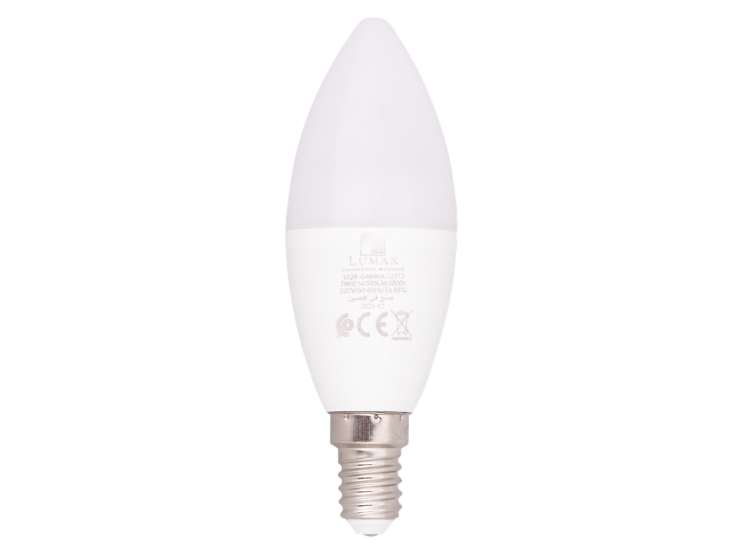 1028-GAMMA-12073-LAMPE LED SMD OPAQUE C37 E14 220V L-GAMMA