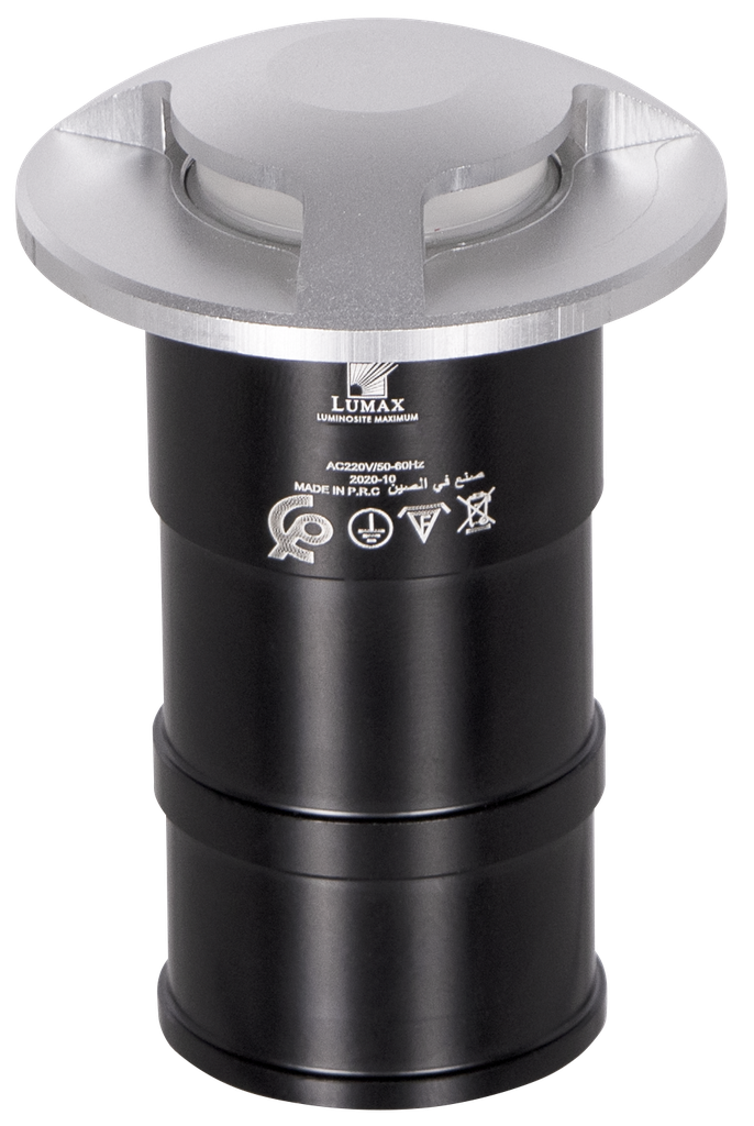 311-OPTICA-0351SPOT AU SOL LED ROND FIXE 3 FACES IP54 COB 220V