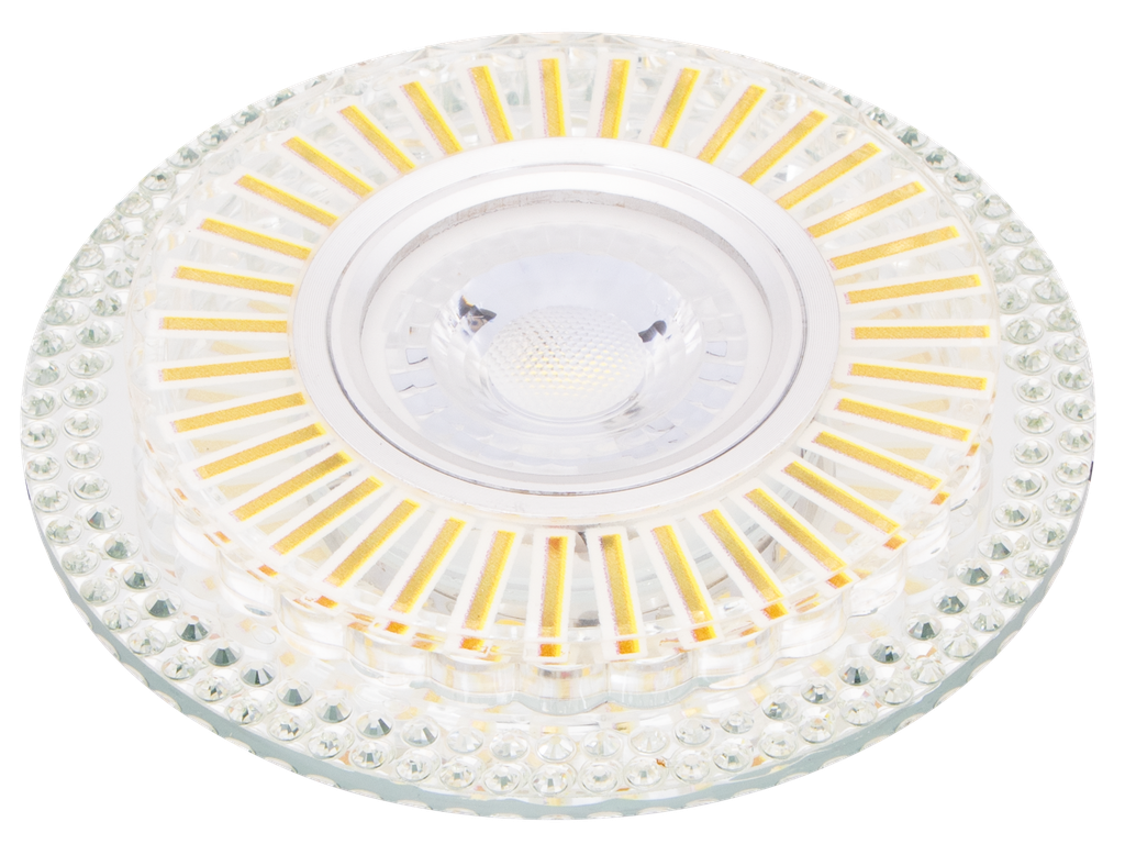 22-4-VITEX-26882 SPOT MR16 A ENCASTRER ROND 3D GLASS+CRYSTAL + LED 3W