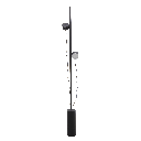 806-ONUR-008-LAMPADAIRE LED 220V AVEC TOUCH MAGNETIQUE L100*180*H1450MM ONUR
