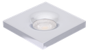 S-LUX-151772-SPOT MR16 A ENCASTRER CARRE FIXE ALUMINIUM MILANKO