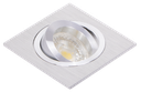 22-1-FUEVA-S-SN-SPOT MR16 A ENCASTRER CARRE ORIENTABLE ALUMINIUM
