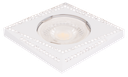S-LUX-221695-SPOT MR16 A ENCASTRER CARRE ALUMINIUM+CRISTAL XENYA