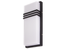 [J-HU6-911230] J-HU6-911230-APPLIQUE LED D'EXTERIEUR LED IP54 220V RECANTIO (12W, 3000K, NOIR)