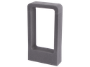 [J-BO9-300730] J-BO9-300730-BORNE JARDIN LED IP54 220V 30CM GOLANVA (7W, 3000K, GRIS FONCE)