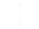 S-LUX-522202-SUSPENSION GU10 CYLINDRIQUE ACIER 16,5CM NAGANO
