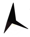 C-PLF-213324 APPLIQUE DECORATIVE LED PYRAMIDE