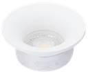 221-ASTORIA-3110SPOT GU10 A ENCASTRER ROND RETRAIT ALUMINIUM