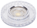 S-OG-256342SPOT MR16 A ENCASTRER ROND GLASS + LED 3W AMELIE2