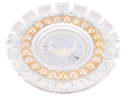 22-4-APIOS-762 SPOT MR16 A ENCASTRER ROND CRYSTAL + LED 3W