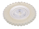 22-4-CLIVIA-26882 SPOT MR16 A ENCASTRER ROND 3D GLASS+CRYSTAL + LED 3W