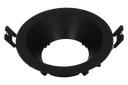 221-LAZANO-113 SPOT ROND FIXE RETRAIT PVC NOIR
