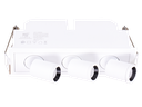 227-24503-SPOT PROJECTEUR LED A ENCASTRER ORIENTABLE RECTANGULAIRE 220V 40°