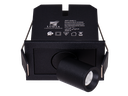227-24611-SPOT PROJECTEUR LED A ENCASTRER ORIENTABLE CARRE 220V 40°