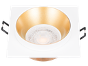 221-FICUS-244-CADRE SPOT MR16 FIXE A ENCASTRER CARRE ALUMINIUM