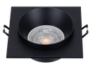 221-FICUS-243-CADRE SPOT GU10 FIXE A ENCASTRER CARRE ALUMINIUM
