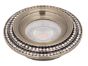 S-LUX-238206-SPOT MR16 A ENCASTRE ROND ALUMINIUM+CRISTAL FRIZINIA