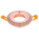 S-LUX-208206-SPOT MR16 A ENCASTRE ROND ALUMINIUM+CRISTAL FRIZINIA