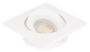S-NA-111779 SPOT MR16 A ENCASTRER CARRE ORIENTABLE ALUMINIUM NADINA
