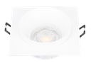 221-FICUS-231-CADRE SPOT MR16 FIXE A ENCASTRER CARRE ALUMINIUM