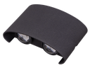 [32-2-BLEUET-134] 32-2-BLEUET-134-APPLIQUE LED D'EXTERIEUR IP54 220V (2x2W, 3000K, GRIS FONCE)